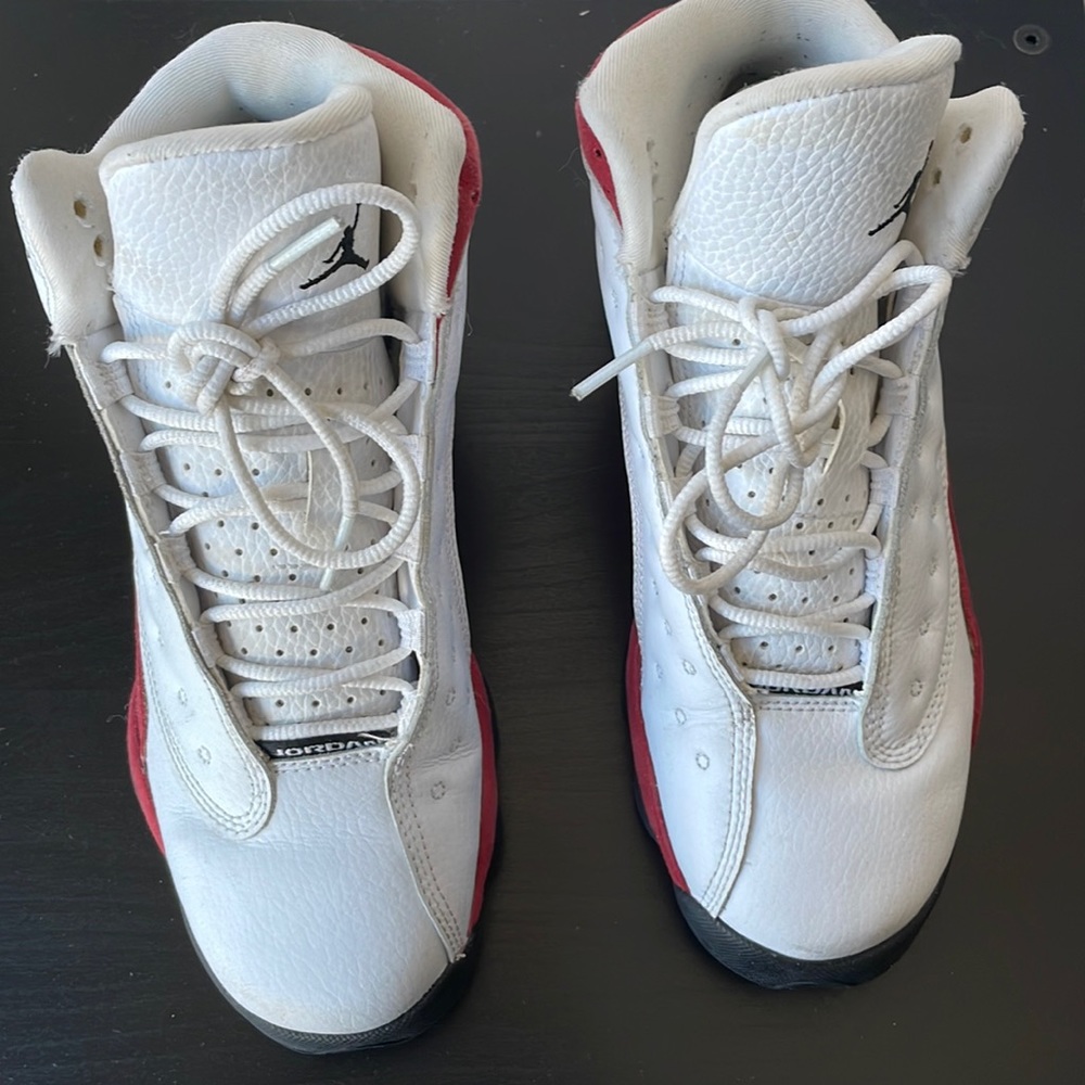 Jordan Kids Shoes White and Red